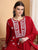 Shiza Chikankari Premium Modal Co-ord Set (Maroon)