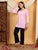 Misha Chikankari Modal Short Kurti (Baby Pink)