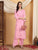 Faiza Chikankari Rayon Co-ord Set (Baby Pink)
