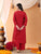 Priya Chikankari Kurta Palazzo Cotton Co-ord Set (Maroon)