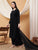 Meher Chikankari Ombre Rayon Co-ord Set (Black)