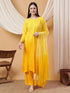 Meher Chikankari Ombre Rayon Co-ord Set (Yellow)