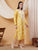 Anika Chikankari Mulmul Co-ord Set (Yellow)